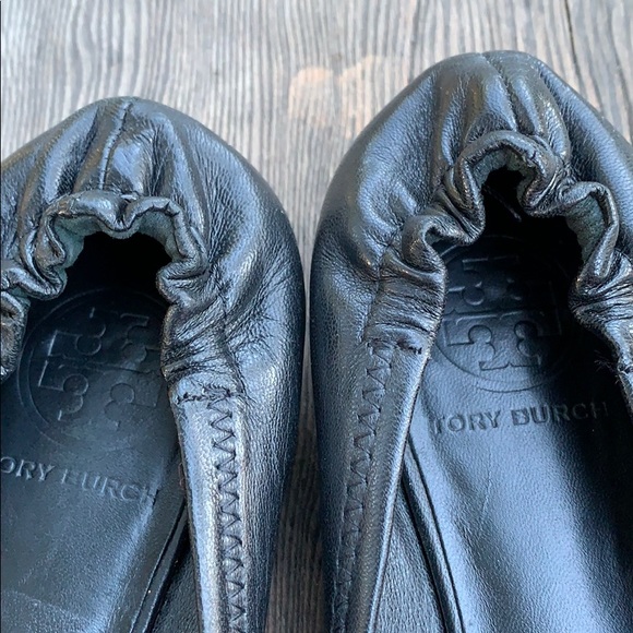Tory Burch black flats size 7 - Picture 4 of 6